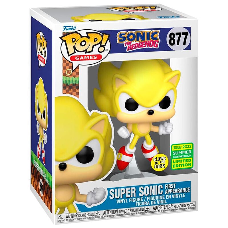 Figura POP Sonic The Hedgehog Super Sonic Exclusive FUNKO