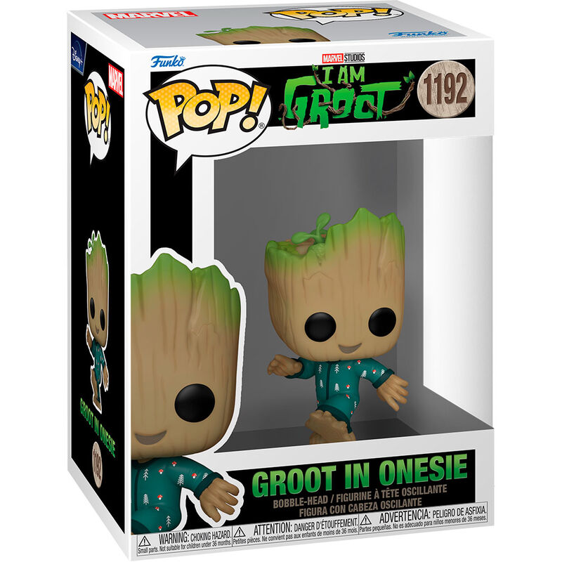 Figura POP Marvel I am Groot - Groot in Onesie FUNKO