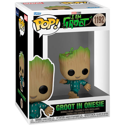 Figura POP Marvel I am Groot - Groot in Onesie FUNKO