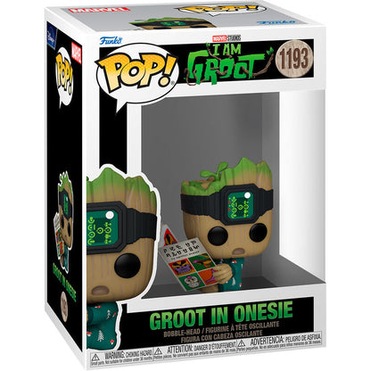 Figura POP Marvel I am Groot - Groot in Onesie FUNKO