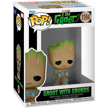 Figura POP Marvel I am Groot - Groot with Grunds FUNKO