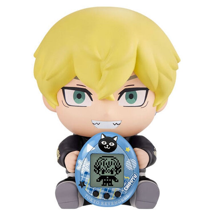 Figura soporte Chifuyu + Tamagotchi Hugmy Tokyo Revengers BANDAI