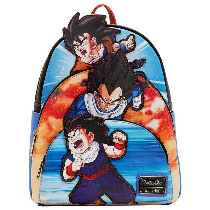 Mochila Trio Dragon Ball Z Loungefly 31cm LOUNGEFLY