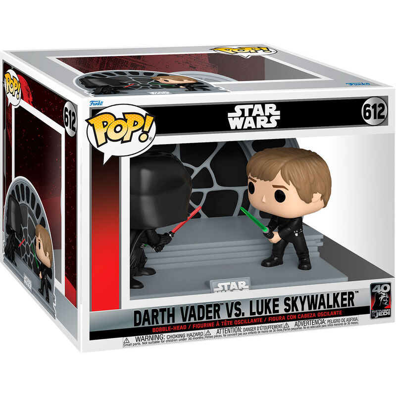Figura POP Star Wars 40th Darth Vader VS Luke Skywalker FUNKO