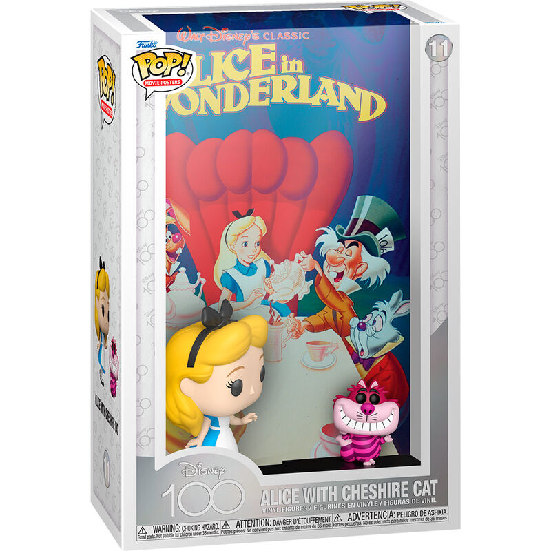 Figura POP Movie Poster Disney 100th Anniversary Alicia en el Pais de las Maravillas FUNKO