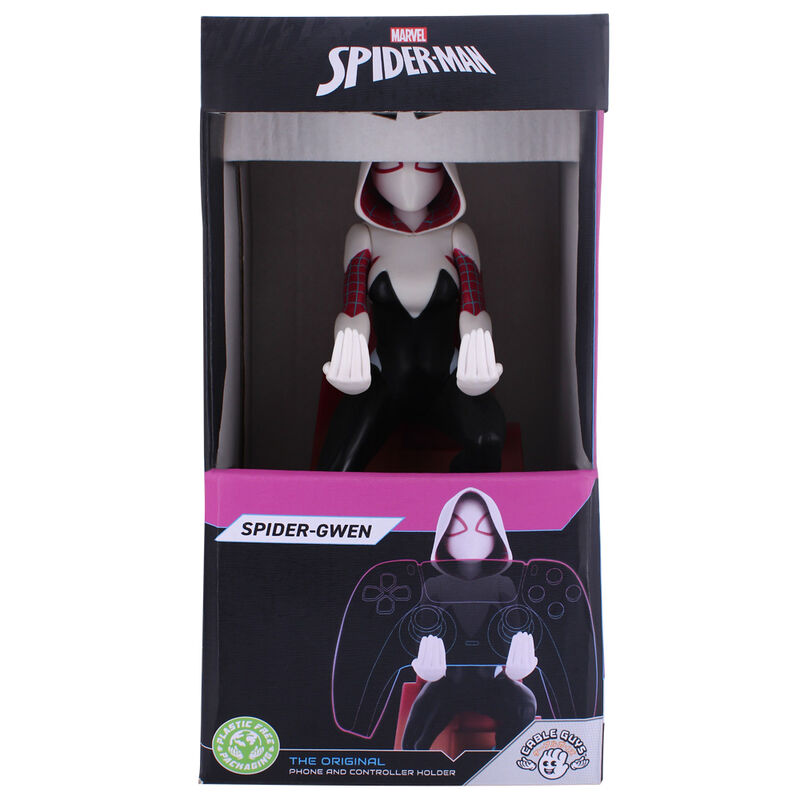 Cable Guy soporte sujecion figura Spider Gwen Spiderman Marvel 20cm EXQUISITE GAMING