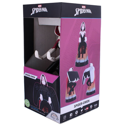 Cable Guy soporte sujecion figura Spider Gwen Spiderman Marvel 20cm EXQUISITE GAMING