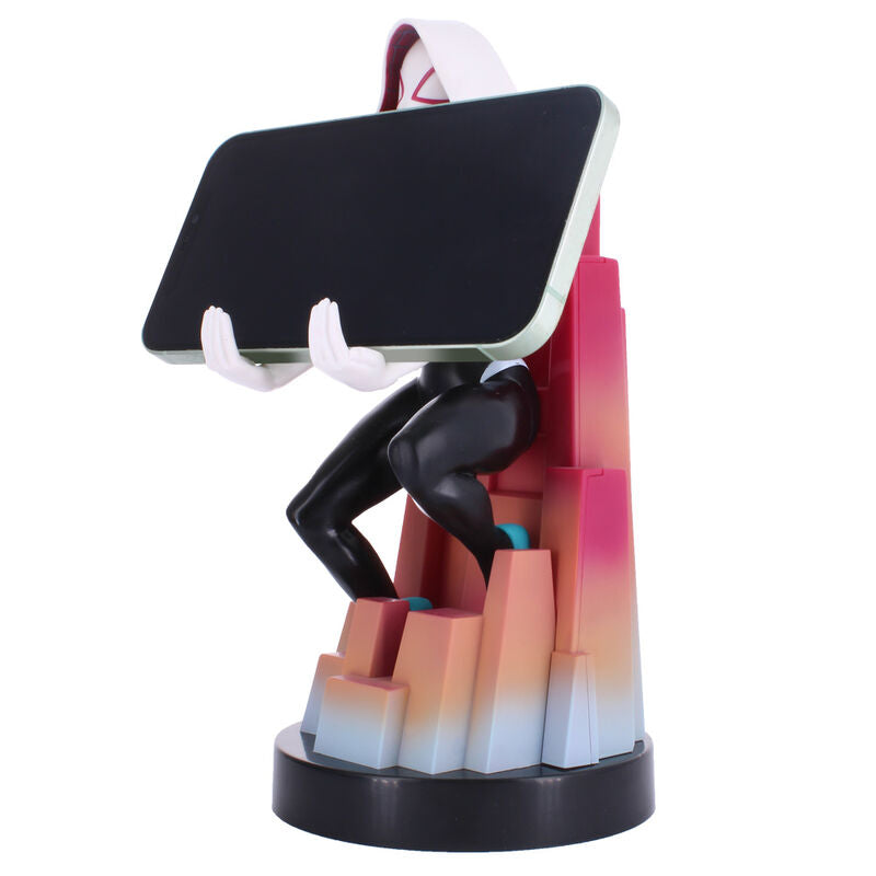 Cable Guy soporte sujecion figura Spider Gwen Spiderman Marvel 20cm EXQUISITE GAMING