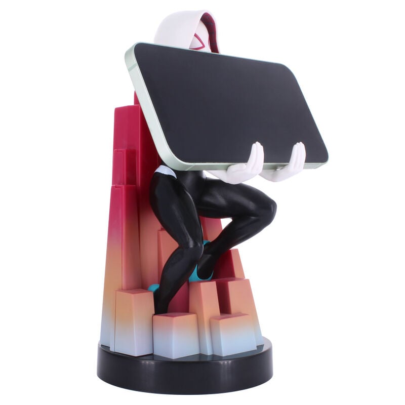 Cable Guy soporte sujecion figura Spider Gwen Spiderman Marvel 20cm EXQUISITE GAMING