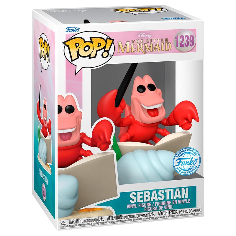 Figura POP Disney La Sirenita Sebastian Exclusive FUNKO