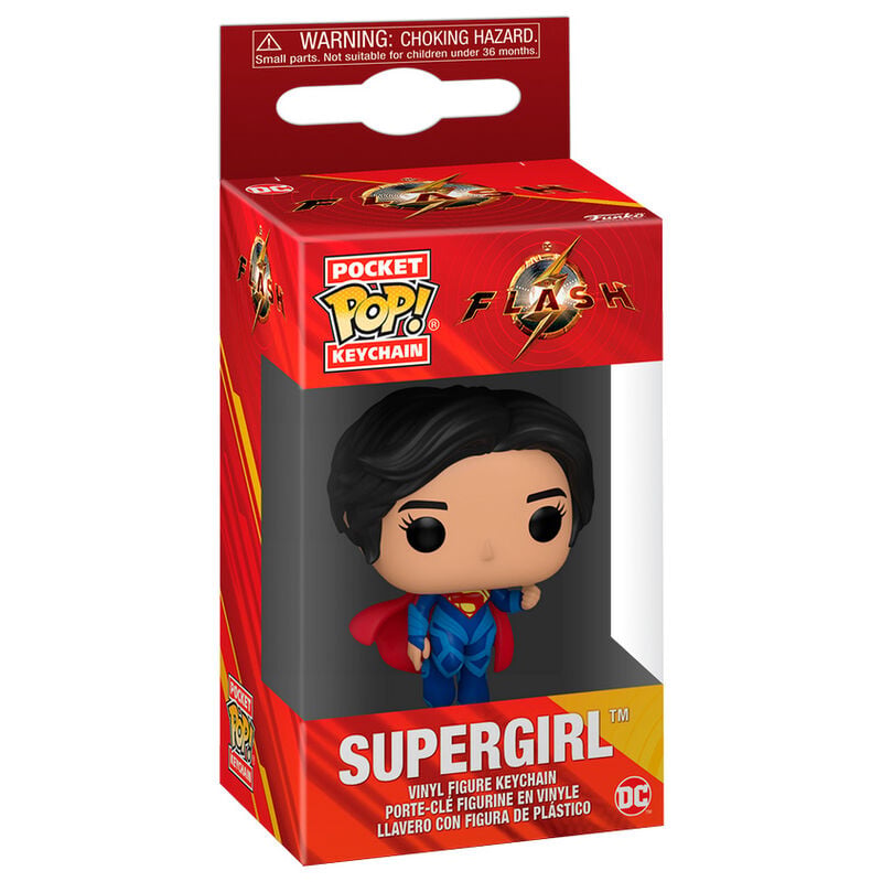 Llavero Pocket POP DC Comics The Flash Supregirl FUNKO