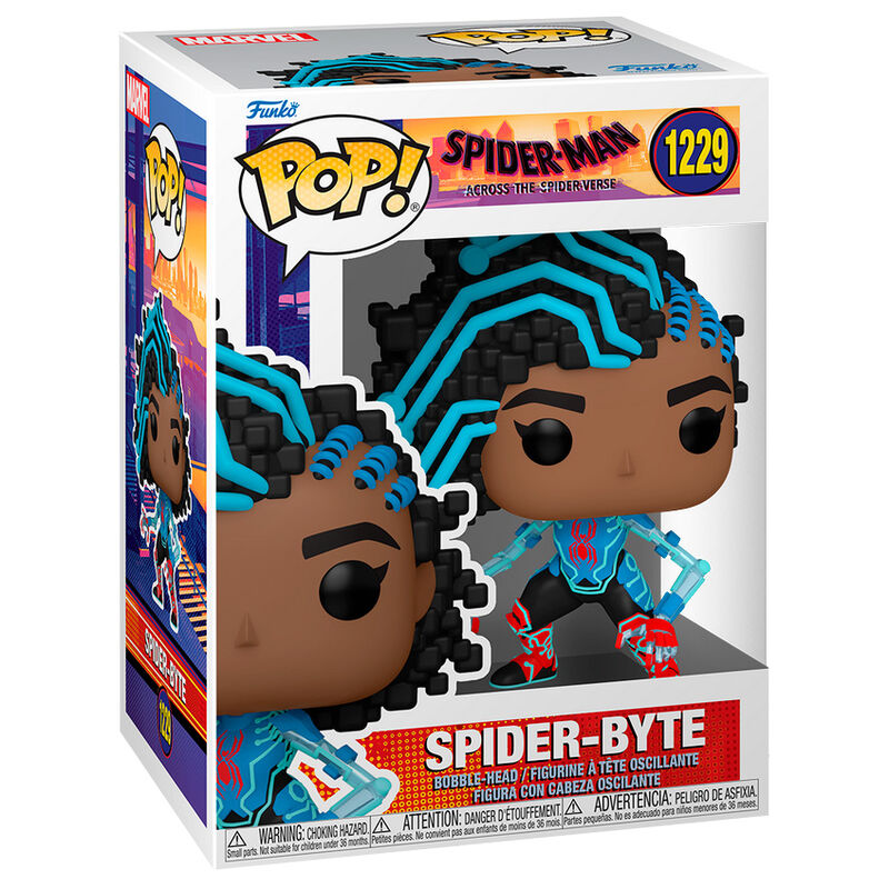 Figura POP Marvel Spiderman Across the Spiderverse Spider-Byte FUNKO