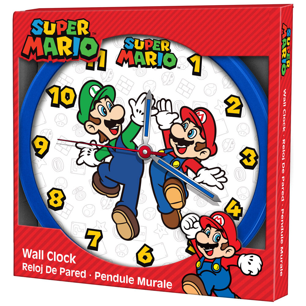 Reloj pared Super Mario Bros KIDS LICENSING