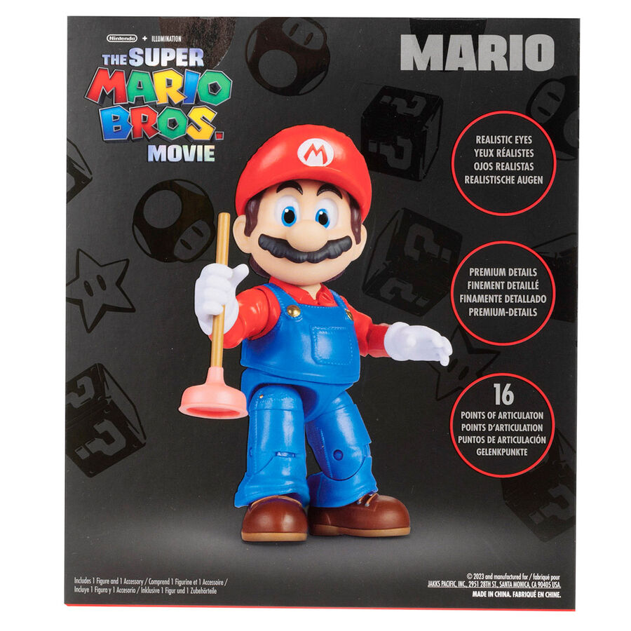 Figura Mario Super Mario Bros 13cm JAKKS PACIFIC