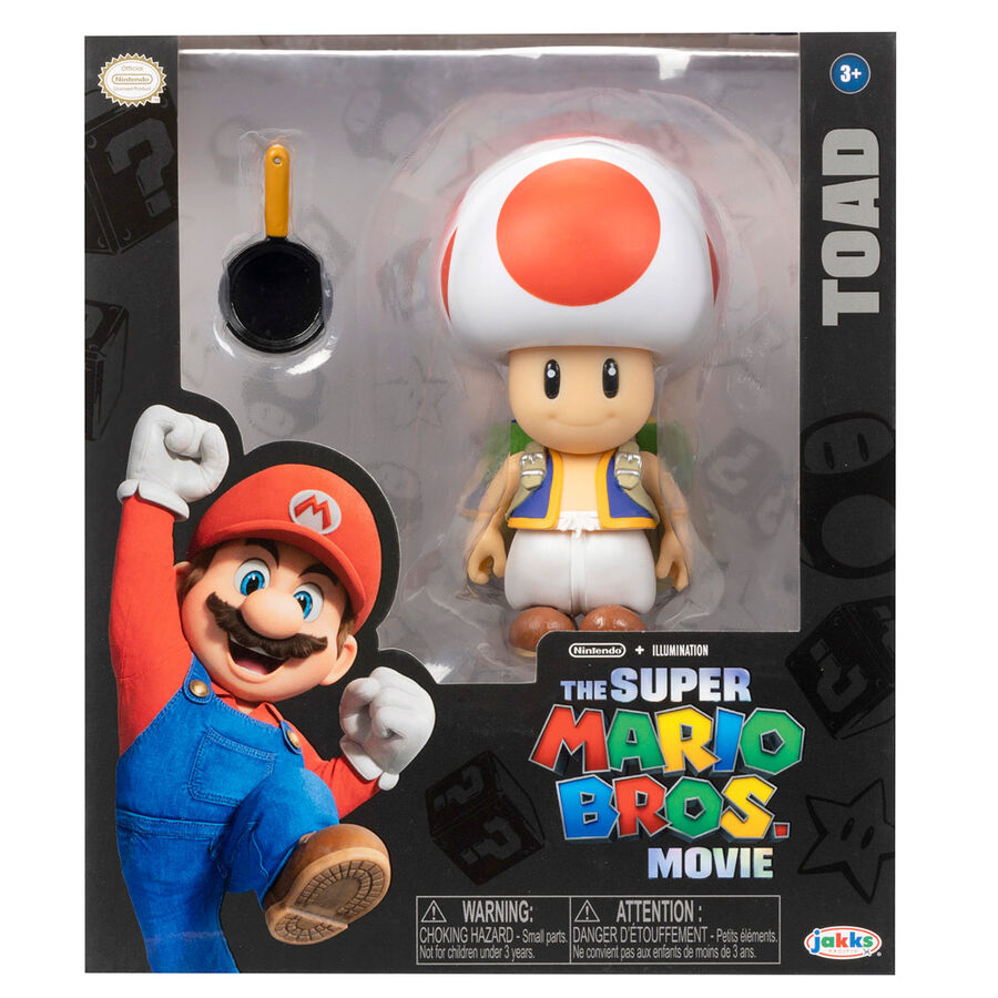 Figura Toad Super Mario Bros 13cm JAKKS PACIFIC