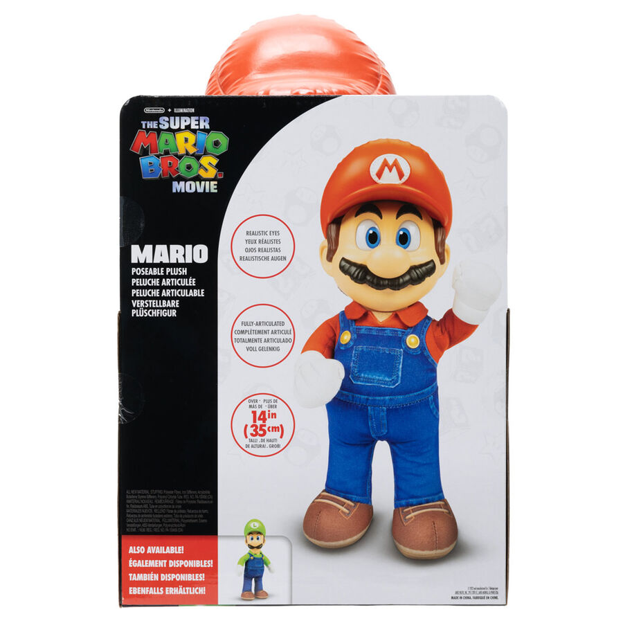 Peluche Super Mario La Pelicula Super Mario Bros 30cm JAKKS PACIFIC