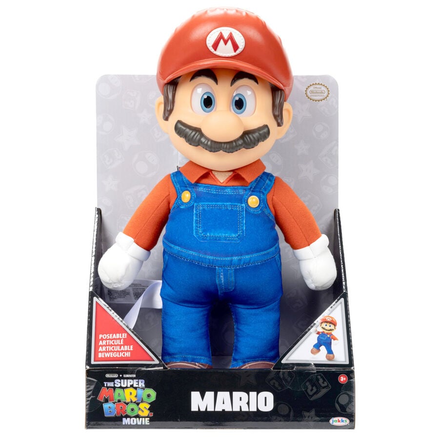Peluche Super Mario La Pelicula Super Mario Bros 30cm JAKKS PACIFIC