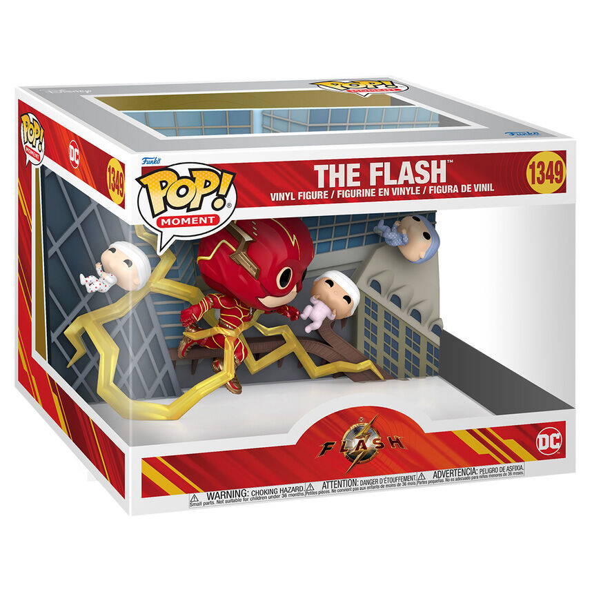 Figura POP Moment DC Comics The Flash Baby Rescue FUNKO