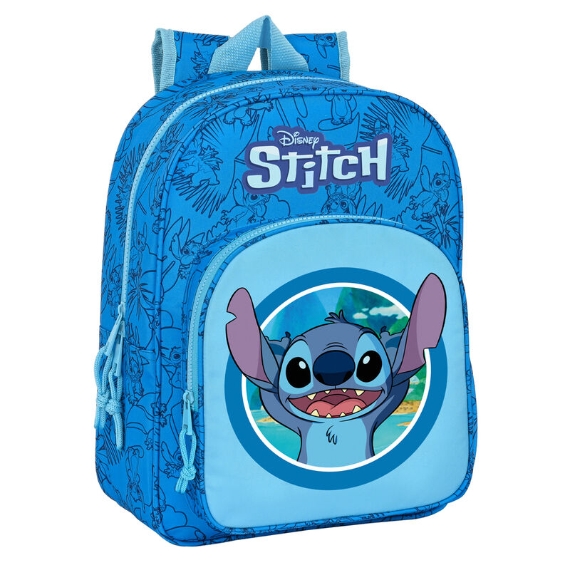 Mochila Stitch Disney 34cm adaptable SAFTA