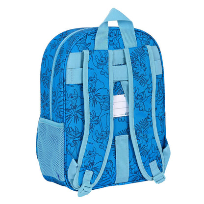 Mochila Stitch Disney 34cm adaptable SAFTA