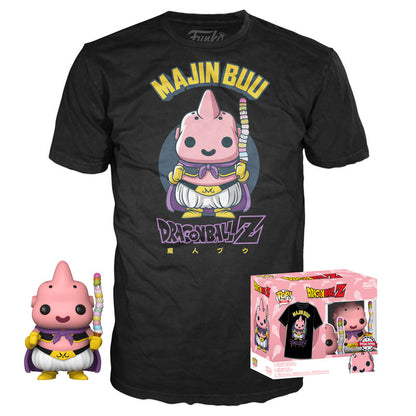 Set figura POP & Tee Dragon Ball Z Majin Buu Exclusive FUNKO