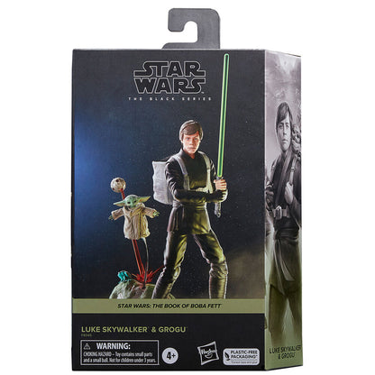 Figura Luke Skywalker & Grogu El Libro de Boba Fett Star Wars 15cm HASBRO