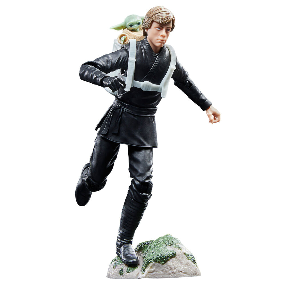 Figura Luke Skywalker & Grogu El Libro de Boba Fett Star Wars 15cm HASBRO