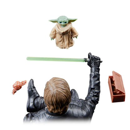 Figura Luke Skywalker & Grogu El Libro de Boba Fett Star Wars 15cm HASBRO