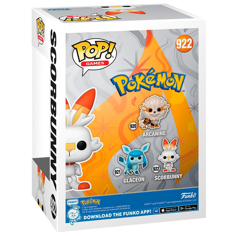 Figura POP Pokemon Scorbunny FUNKO