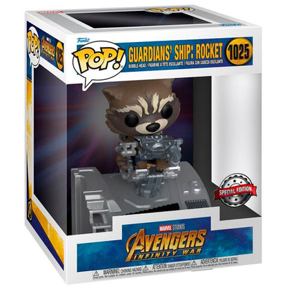 Figura POP Deluxe Marvel Guardianes de la Galaxia Guardians Ship Rocket Exclusive FUNKO