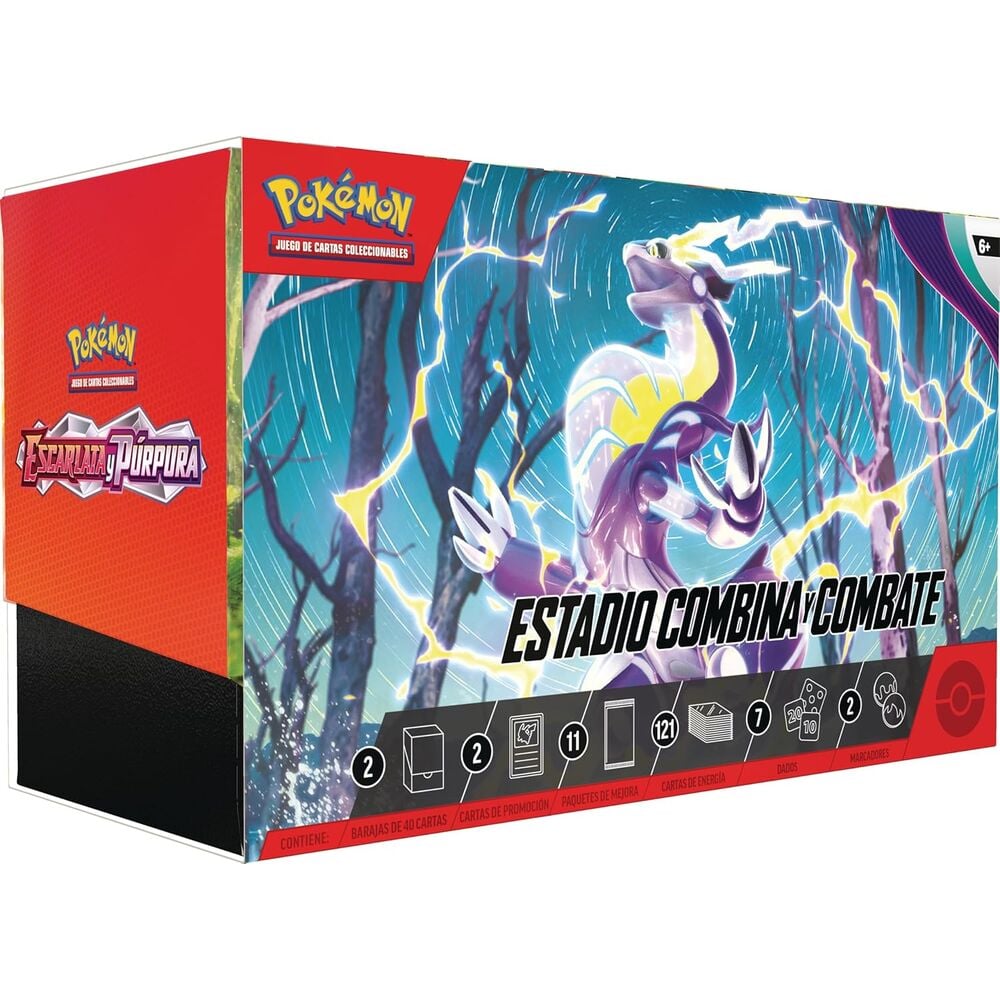 Estuche cartas Estadio Combina y Combate Pokemon POKEMON JUEGO DE CARTAS