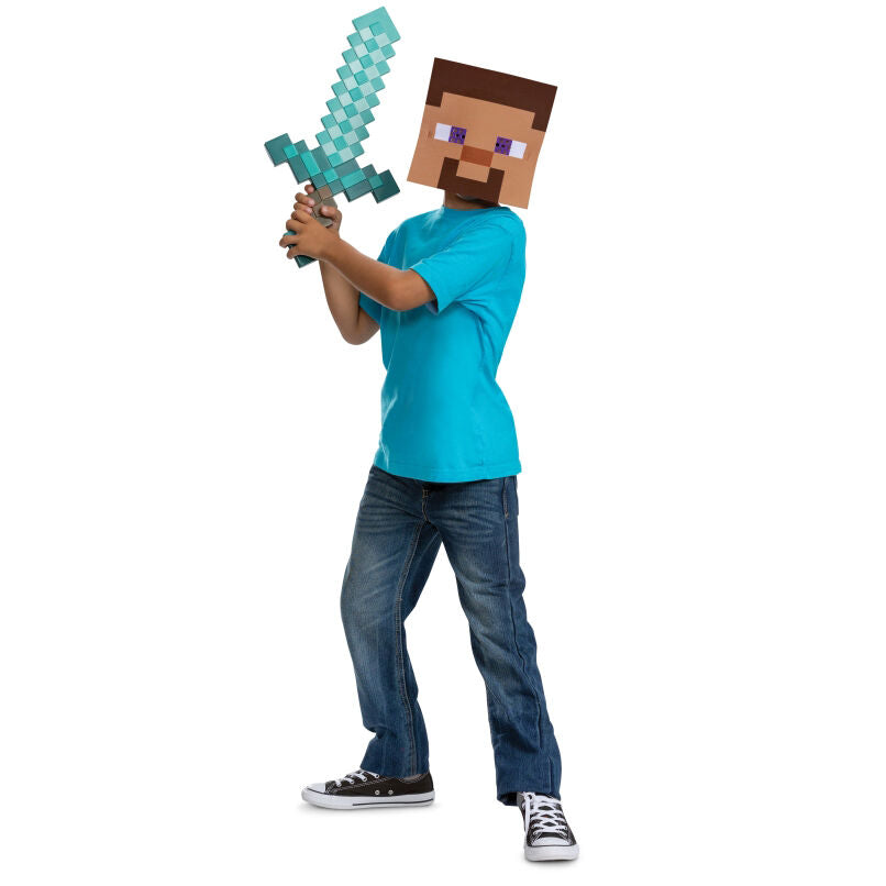Mascara + Espada Minecraft DISGUISE