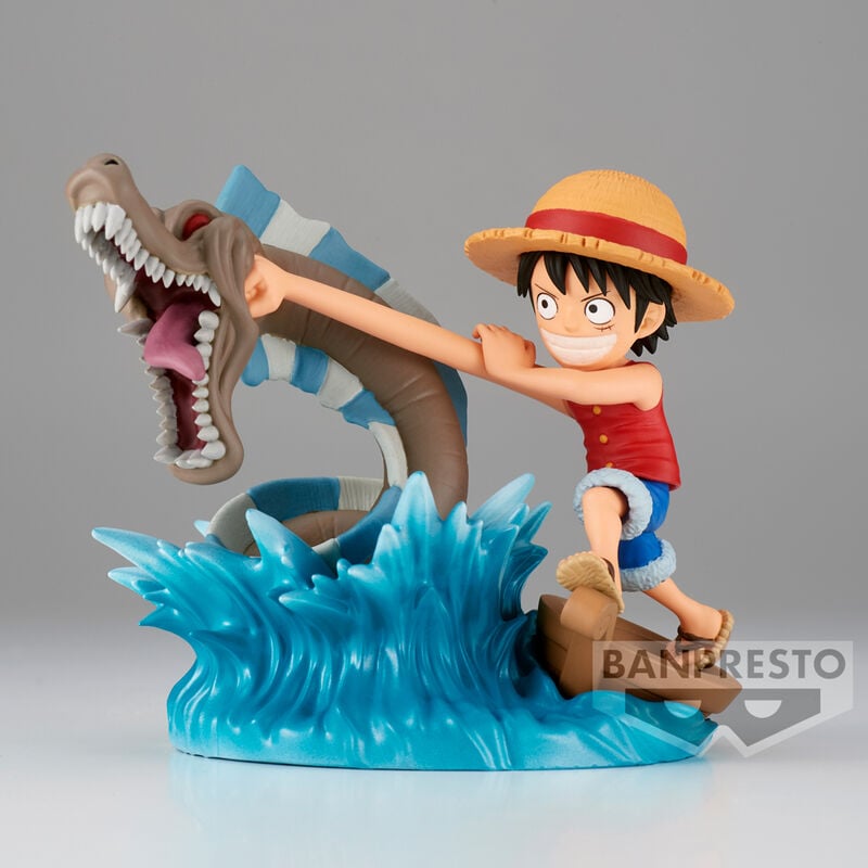 Figura Monkey D Luffy vs Local Sea Monster Log Stories One Piece 7cm BANPRESTO