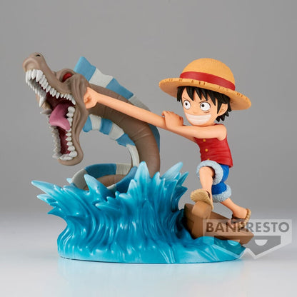 Figura Monkey D Luffy vs Local Sea Monster Log Stories One Piece 7cm BANPRESTO