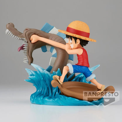 Figura Monkey D Luffy vs Local Sea Monster Log Stories One Piece 7cm BANPRESTO