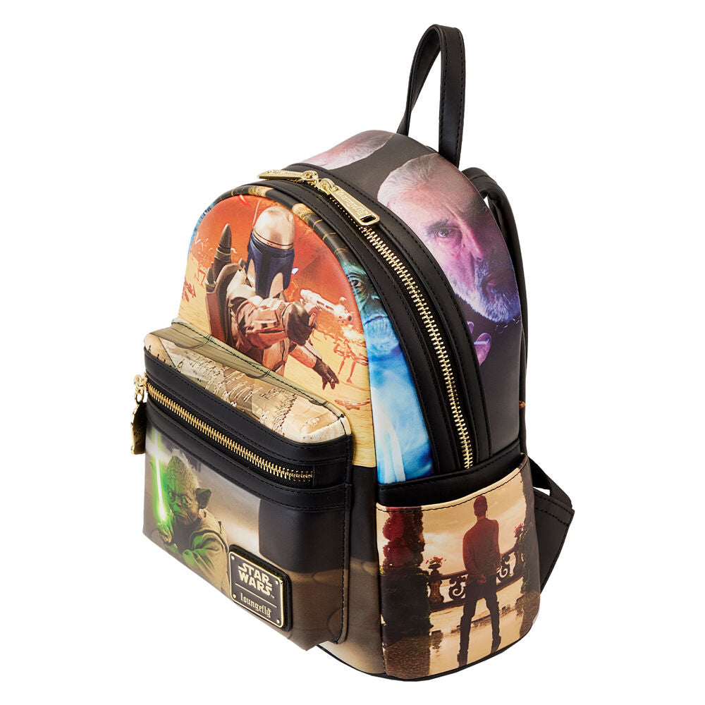 Mochila El Ataque de los Clones Episode II Star Wars Loungefly 26cm LOUNGEFLY