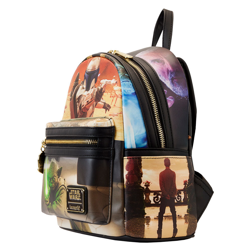 Mochila El Ataque de los Clones Episode II Star Wars Loungefly 26cm LOUNGEFLY