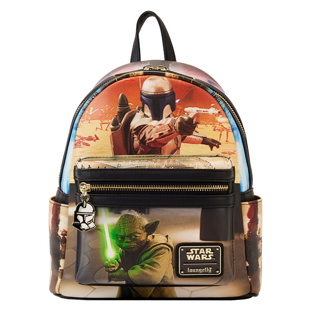 Mochila El Ataque de los Clones Episode II Star Wars Loungefly 26cm LOUNGEFLY