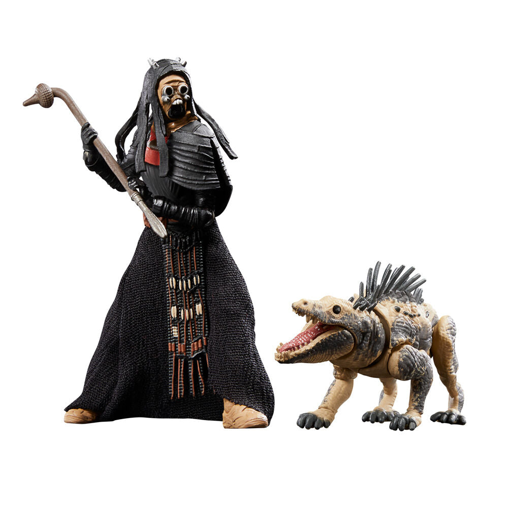 Figuras Tusken Warrior & Massiff El Libro de Boba Fett Star Wars 9,5cm HASBRO