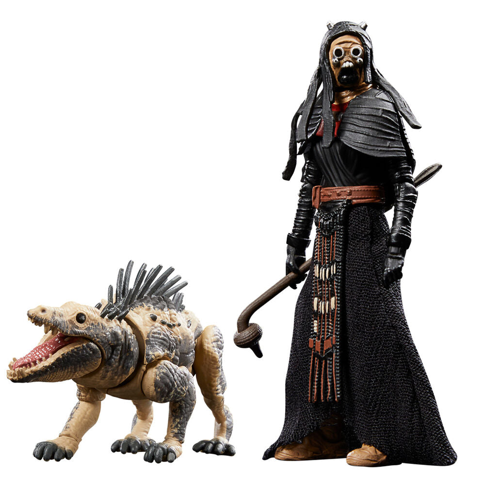 Figuras Tusken Warrior & Massiff El Libro de Boba Fett Star Wars 9,5cm HASBRO