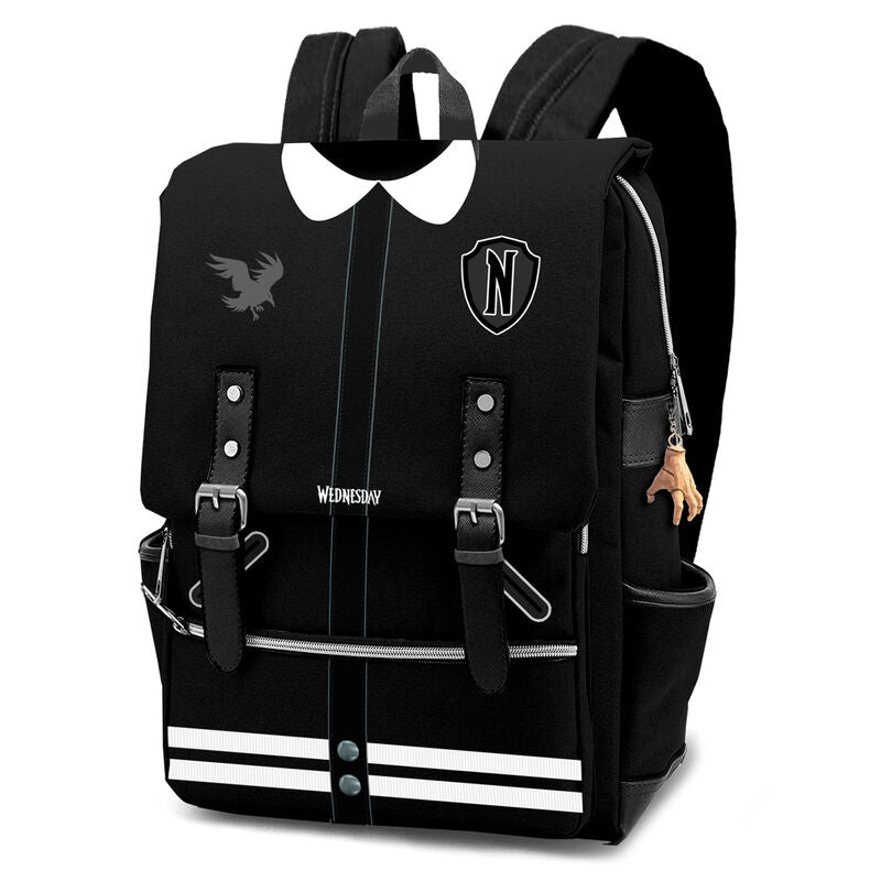Mochila Varsity Miercoles 40cm KARACTERMANIA