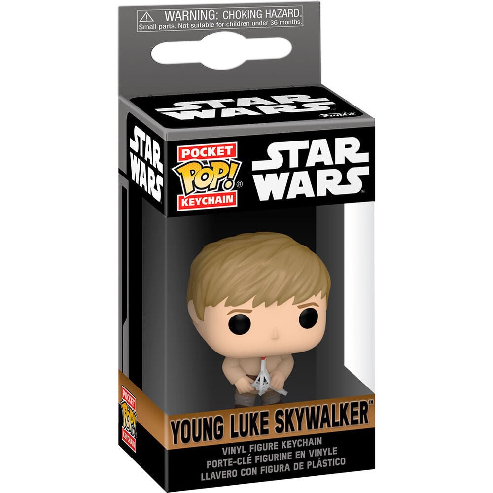 Llavero Pocket POP Star Wars Obi-Wan Kenobi 2 Young Luke Skywalker FUNKO