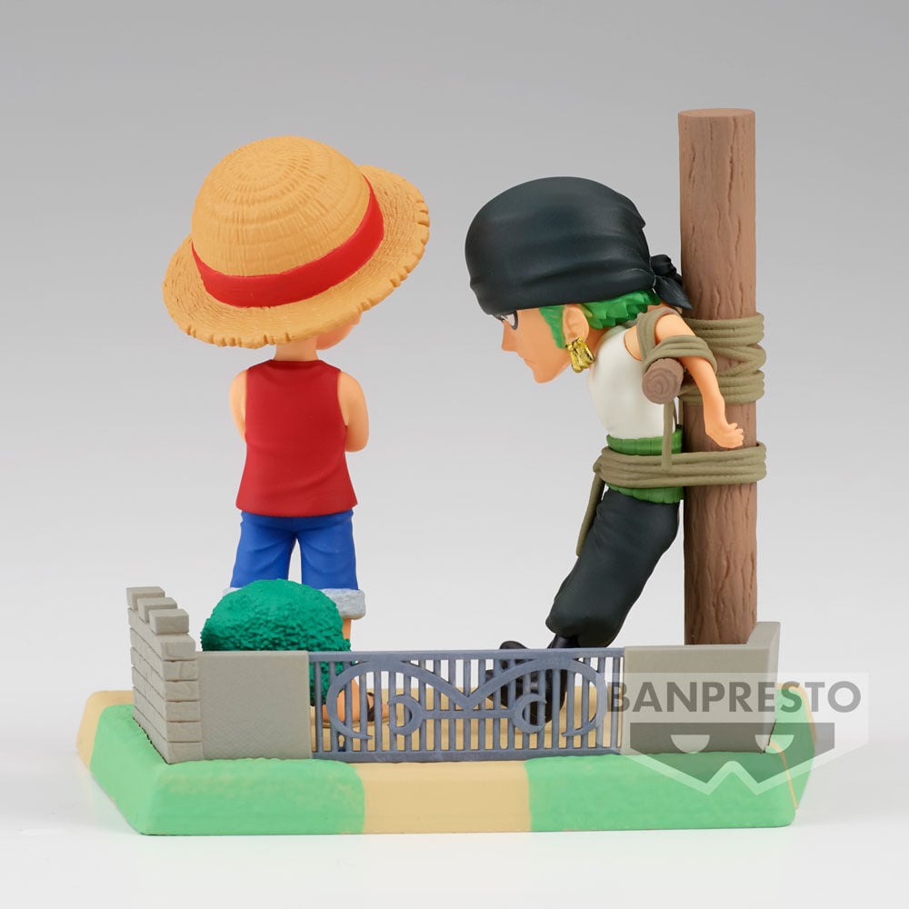 Figura Monkey D Luffy & Roronoa Zoro Log Stories One Piece 7cm BANPRESTO