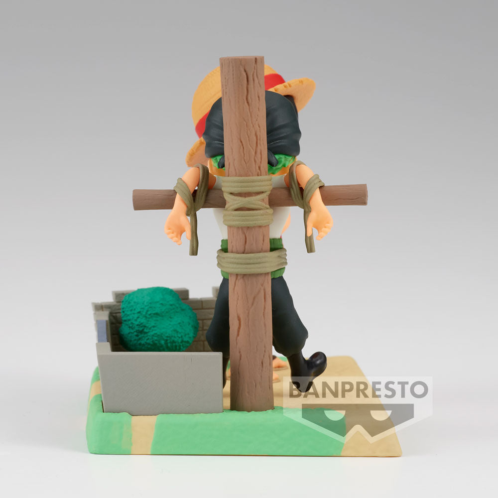 Figura Monkey D Luffy & Roronoa Zoro Log Stories One Piece 7cm BANPRESTO