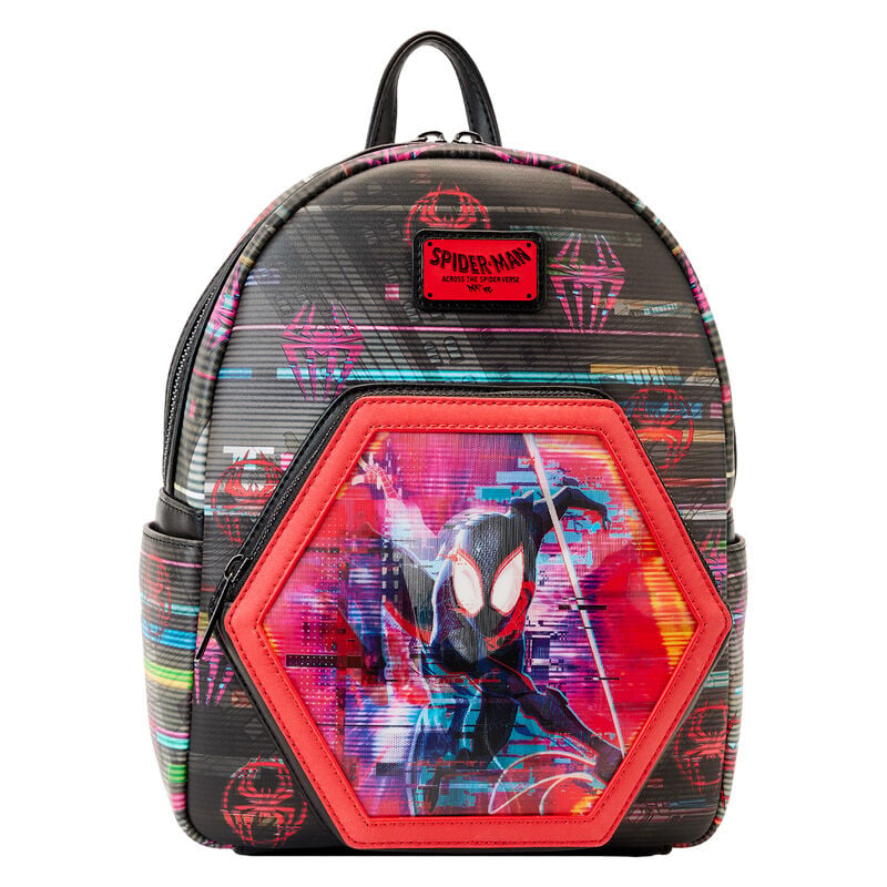 Mochila lenticular Cruzando el Multiverso Spiderman Marvel Loungefly 27cm LOUNGEFLY