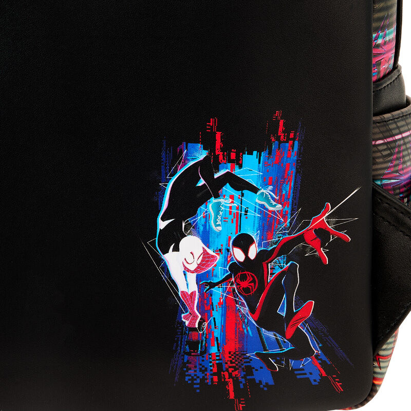 Mochila lenticular Cruzando el Multiverso Spiderman Marvel Loungefly 27cm LOUNGEFLY