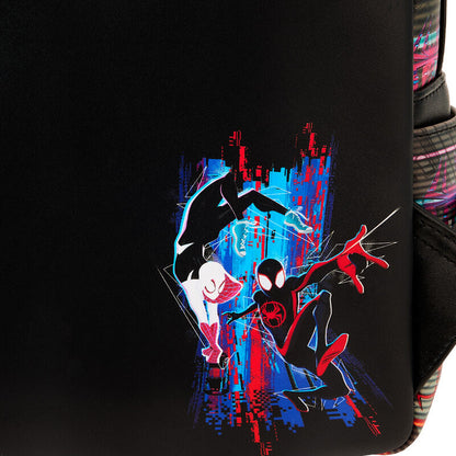 Mochila lenticular Cruzando el Multiverso Spiderman Marvel Loungefly 27cm LOUNGEFLY