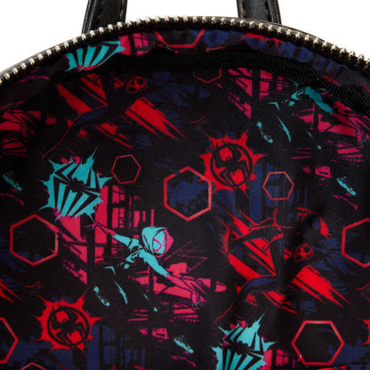 Mochila lenticular Cruzando el Multiverso Spiderman Marvel Loungefly 27cm LOUNGEFLY