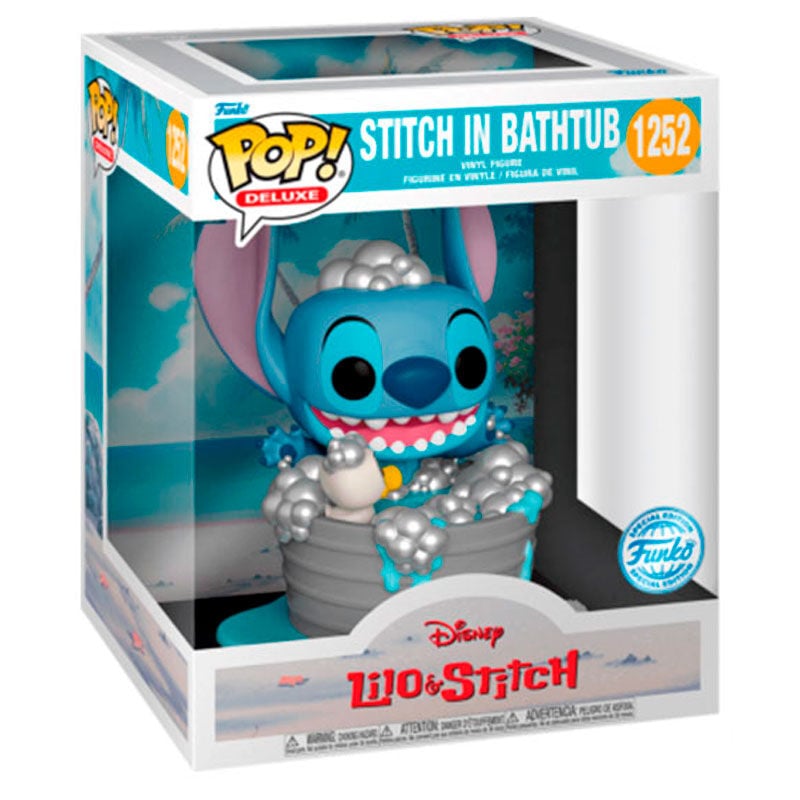 Figura POP Deluxe Disney Lilo & Stitch - Stitch in Bathtub Exclusive FUNKO