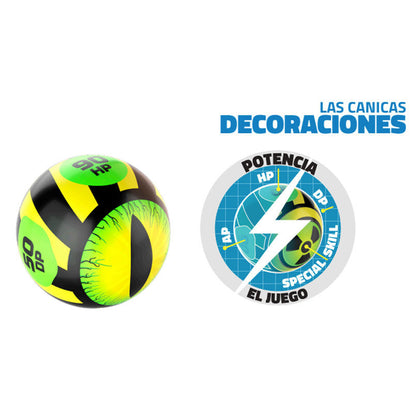 Set 6 Canicas + Skin Freak Marbles WORLD ALIVE